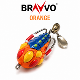Bravvo Eecha soft frog lure Orange colour