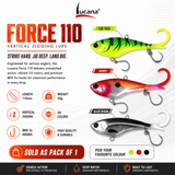 Lucana Force 110 Vertical Jigging Vibe Lure 110mm 36g - Pack of 1