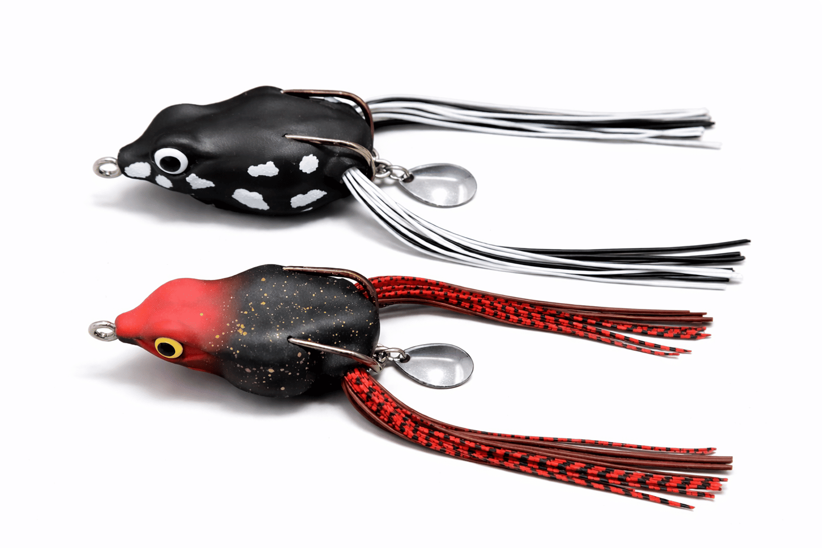 IZZAWA Frog Lure 2pc Red Eye Black 5cm 12g – Snakehead Murrel