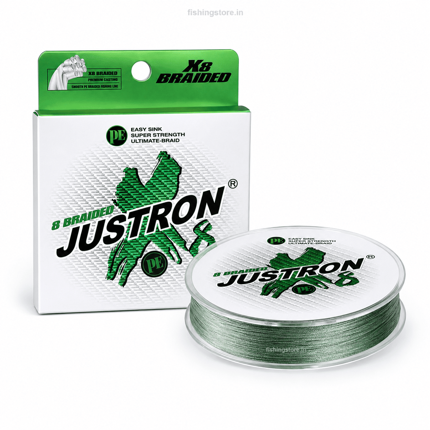 Justron 8X Braided Fishing Line 100m