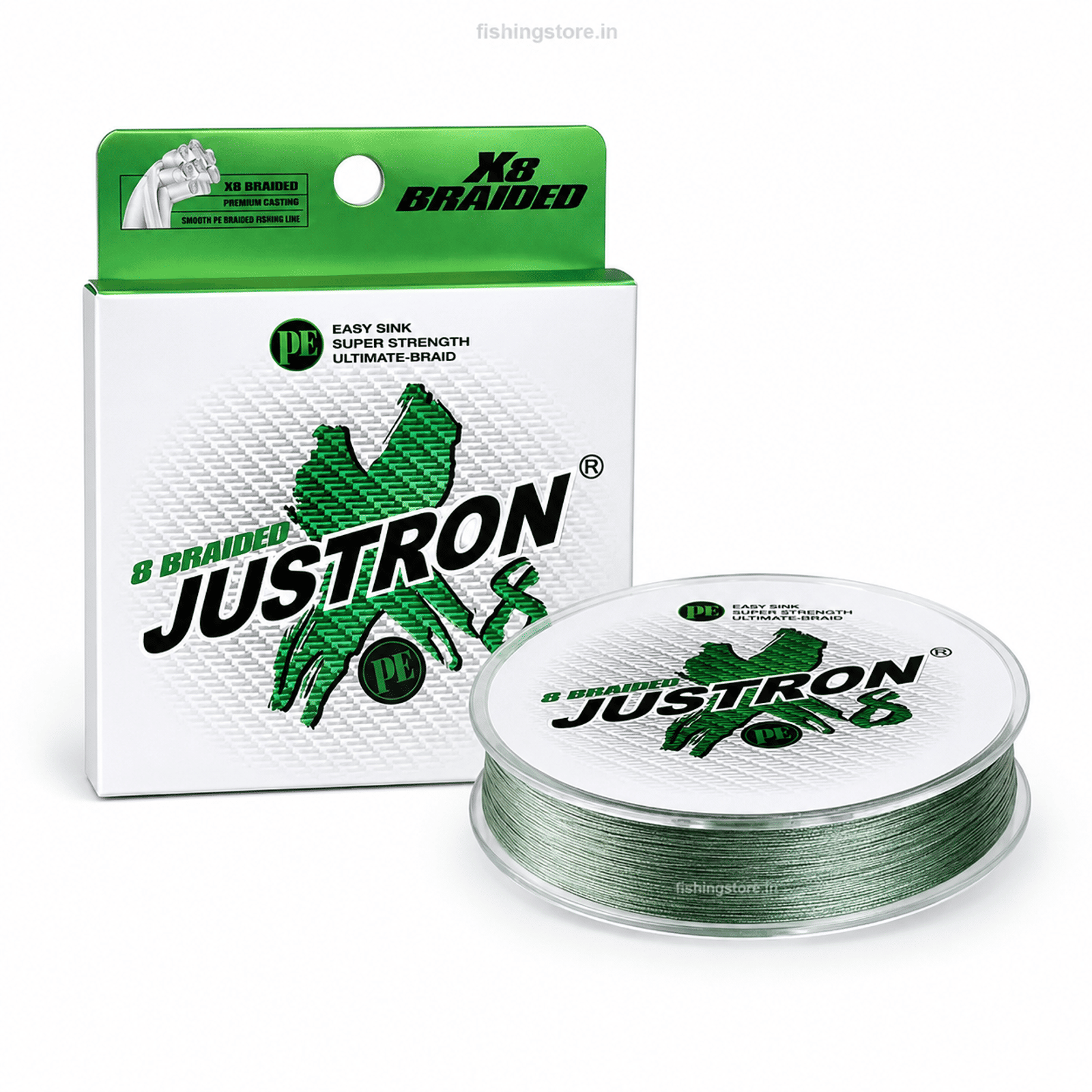 Justron 8X Braided Fishing Line 100m