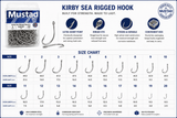 Mustad Kirby Sea Ringed Duratin Hook Box 2330-DT - 10-100 PCS as per size