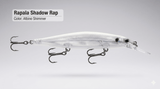 Rapala Shadow Rap Deep Hard Lure 11 cm / 13 g - Albino Shiner