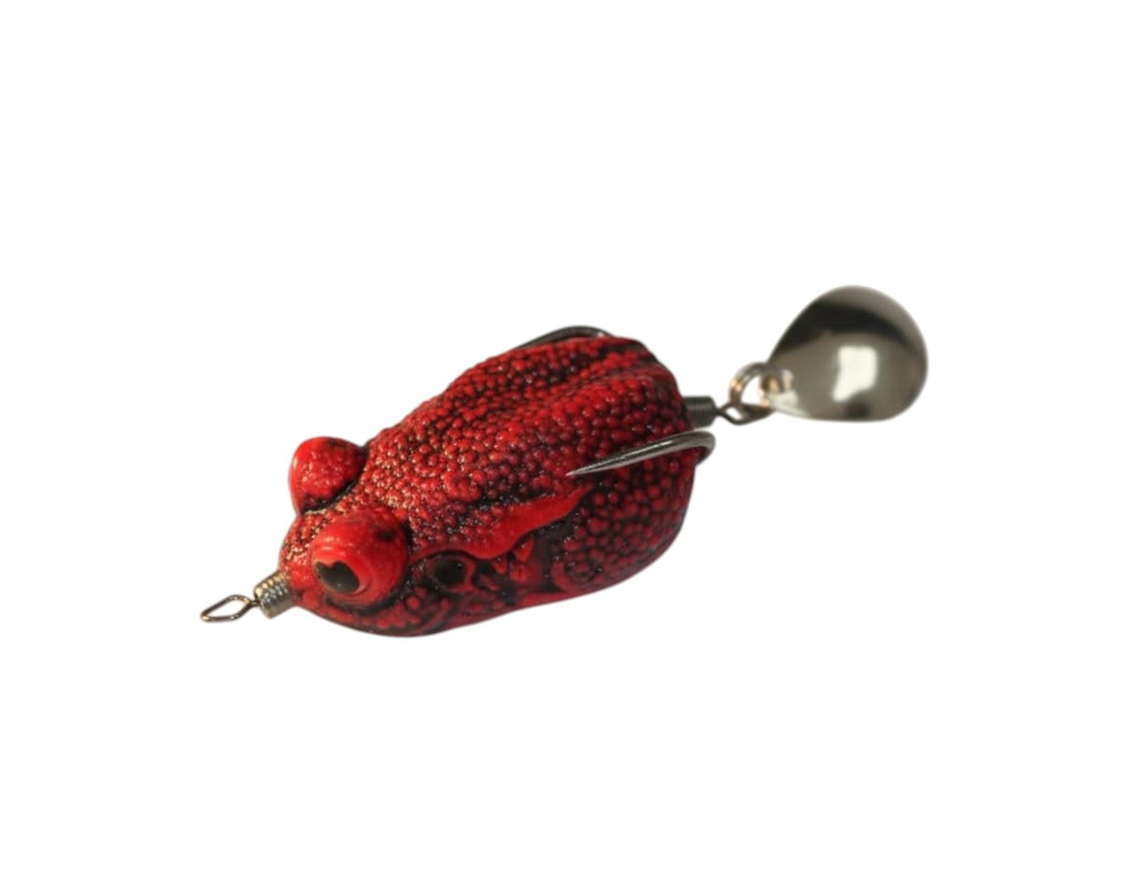 IZZAWA Handmade  3D Frog Lure 3.2cm Red Black – Snakehead Murrel Floating