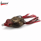 Lucana Cheeto Frog Lure 50mm 12g | Topwater Frog Bait - Red / Gold