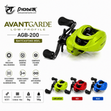 Pioneer Avantgarde AGB-200 Low Profile Baitcasting Reel | 6.5:1 Gear Ratio | 5kg Drag | 180g