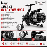 Lucana Blacktail BT4000-BT6000 Spinning Reel