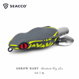 SEACCO Arrow Baby Handmade Frog Lure 5cm 8g - Grey Chartreuse | Pack of 1