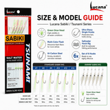 Lucana Tsunami Sabiki Shrimp Sabiki Saltwater Hook Rig #12 – Green Glow Head