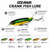 IZZAWA Pencil Propeller Lure - Golden Trout | Pack of 1