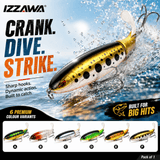 IZZAWA Pencil Propeller Lure - Golden Trout | Pack of 1