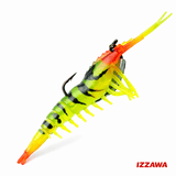 Lucana Live Chemmeen Shrimp Lure Fire Tiger 10cm – Barramundi Snapper