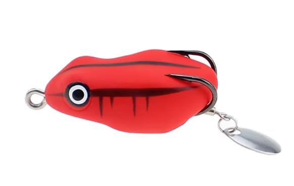 IZZAWA Frog Lure Red 4.5cm 8.5g – Snakehead Murrel Bass Topwater