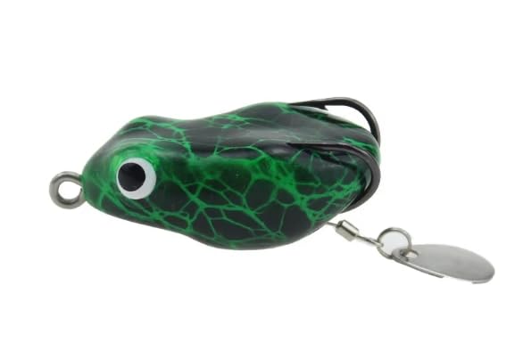 IZZAWA Frog Lure Dark Green 4.5cm 8.5g – Snakehead Murrel Topwater