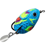 IZZAWA Handmade Soft Frog Lure Blue 4.5cm 11g – Snakehead Murrel