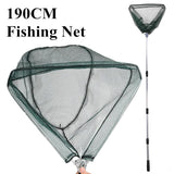 IZZAWA Telescopic Triangular Landing Net 1.9m – Folding Fishing Net India