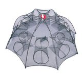 IZAWA Foldable Umbrella Net Crab, Shrimp & Fish Trap –1 6 Hole Fishing Trap for River & Pond Fishing in India