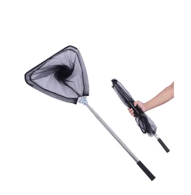IZZAWA Stainless Telescopic Landing Net 1.9m – Folding Fishing Net India