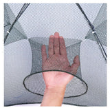 IZAWA Foldable Umbrella Net Crab, Shrimp & Fish Trap – 6 Hole Fishing Trap for River & Pond Fishing in India