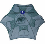 IZAWA Foldable Umbrella Net Crab, Shrimp & Fish Trap – 6 Hole Fishing Trap for River & Pond Fishing in India