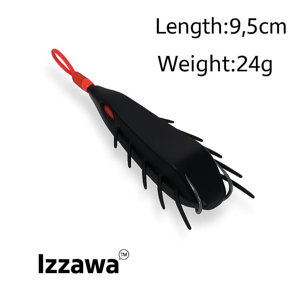 IZZAWA Dushman Dragon Frog Black 9.5cm 24g – Snakehead Murrel Trophy