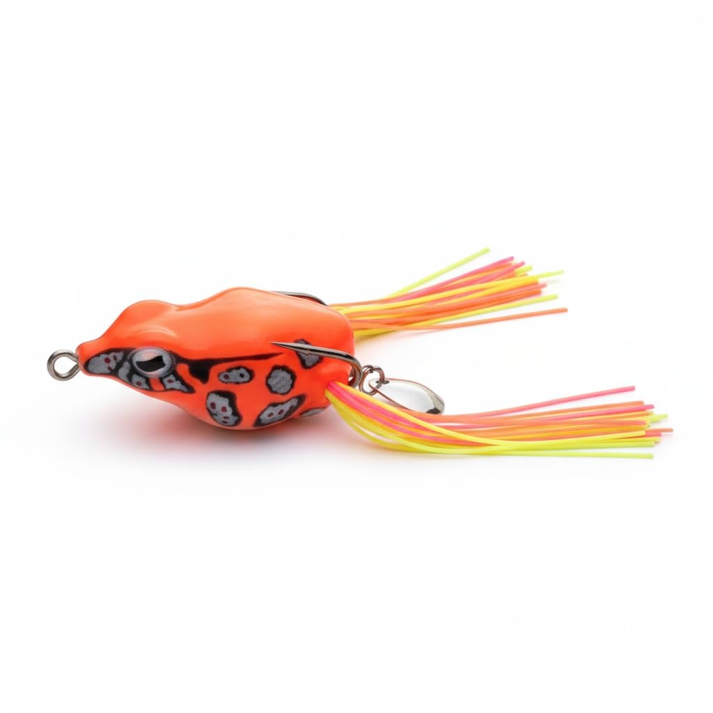 IZZAWA Frog Lure Orange Dragon 5cm 12g – Snakehead Murrel Topwater