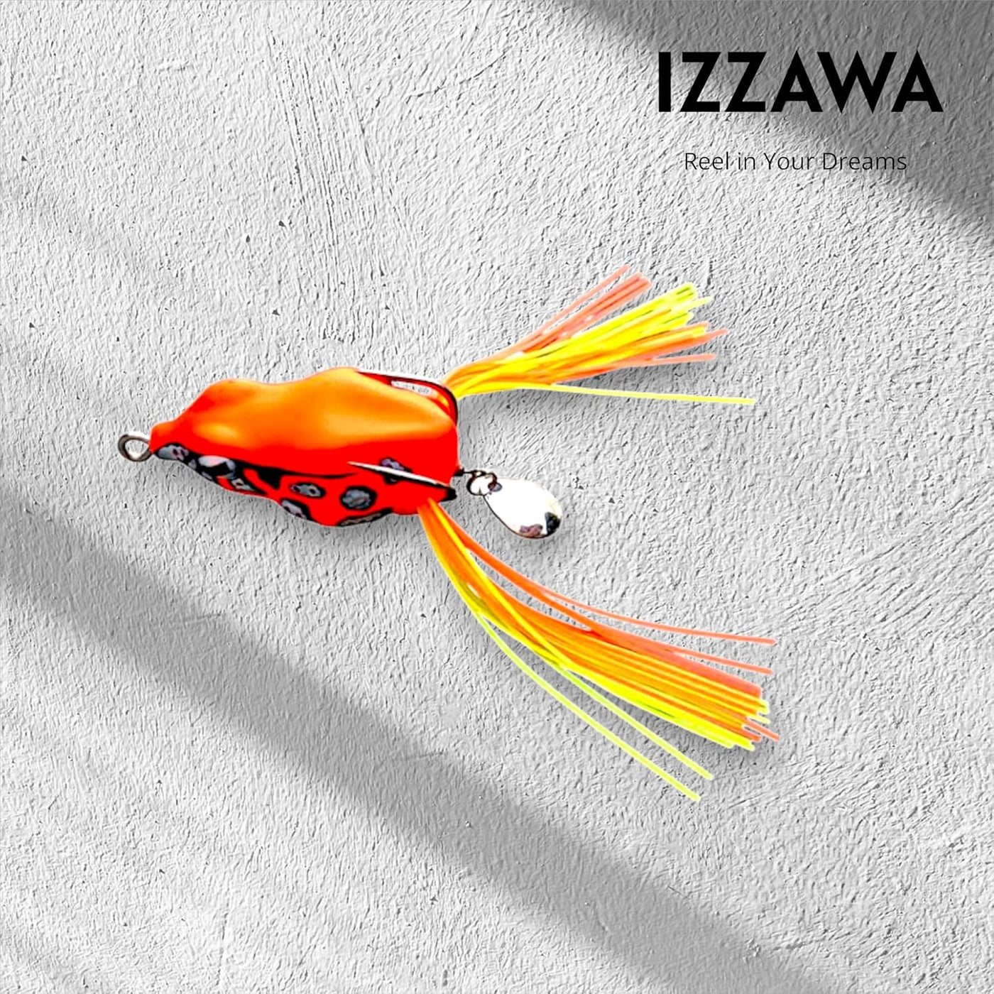 IZZAWA Frog Lure Orange Dragon 5cm 12g – Snakehead Murrel Topwater