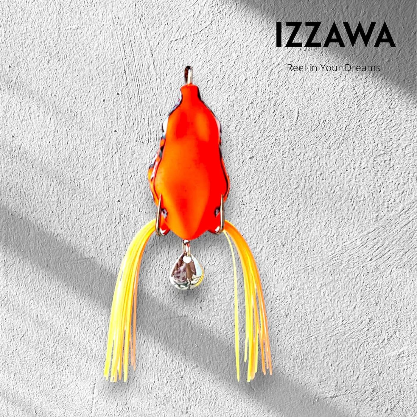 IZZAWA Frog Lure Orange Dragon 5cm 12g – Snakehead Murrel Topwater