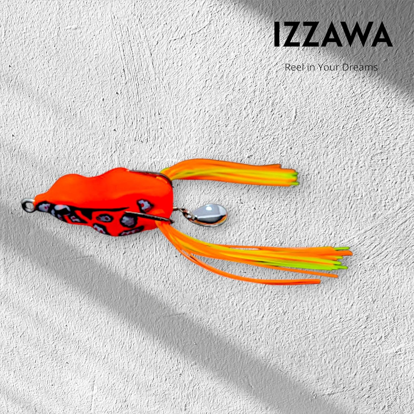 IZZAWA Frog Lure Orange Dragon 5cm 12g – Snakehead Murrel Topwater