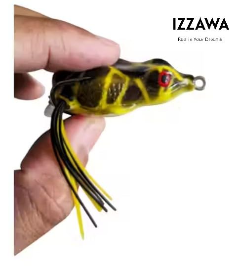 IZZAWA Frog Lure Yellow Dragon 5cm 12g – Snakehead Murrel Topwater