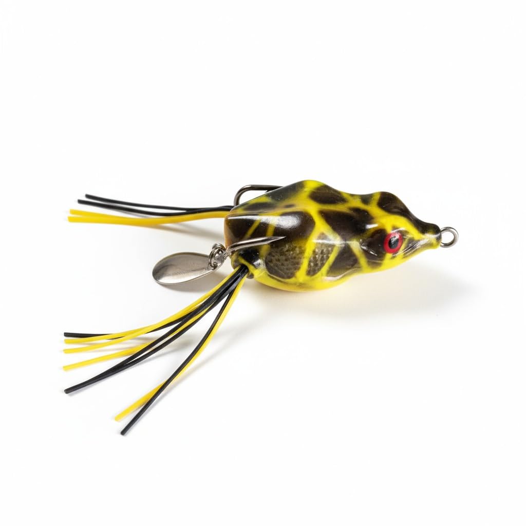 IZZAWA Frog Lure Yellow Dragon 5cm 12g – Snakehead Murrel Topwater
