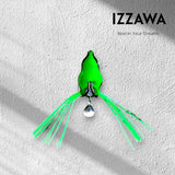 IZZAWA Frog Lure Green Eye 5cm 12g – Snakehead Murrel Topwater
