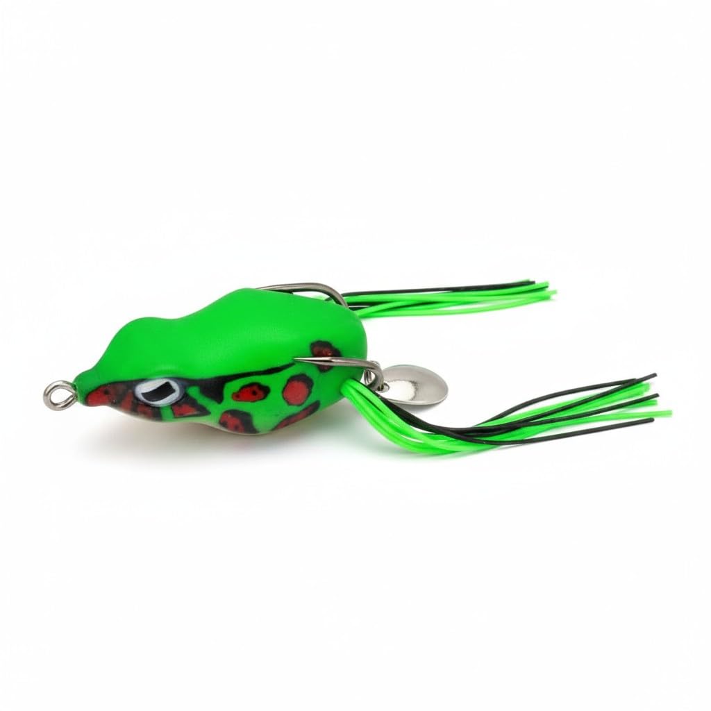 IZZAWA Frog Lure Green Eye 5cm 12g – Snakehead Murrel Topwater