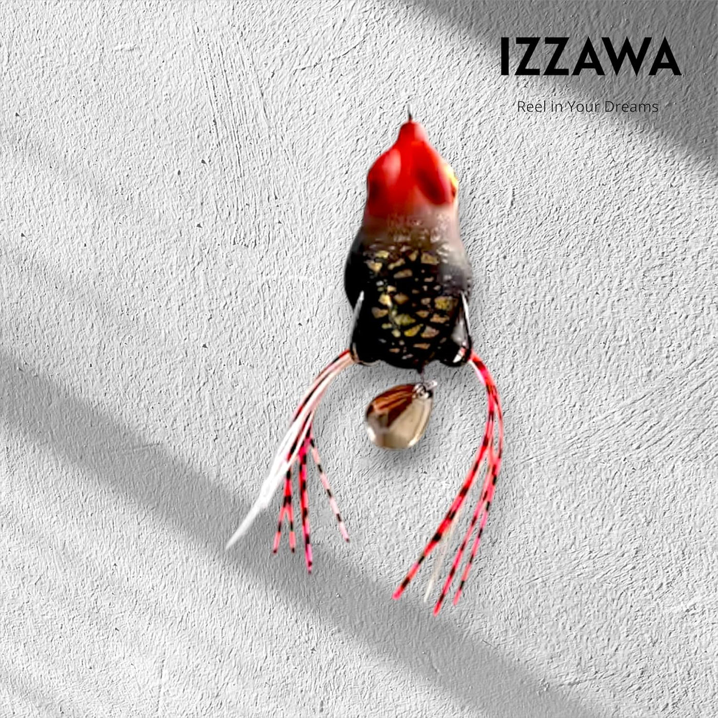 IZZAWA Frog Lure Red Eye 5cm 12g – Snakehead Murrel Bass Topwater
