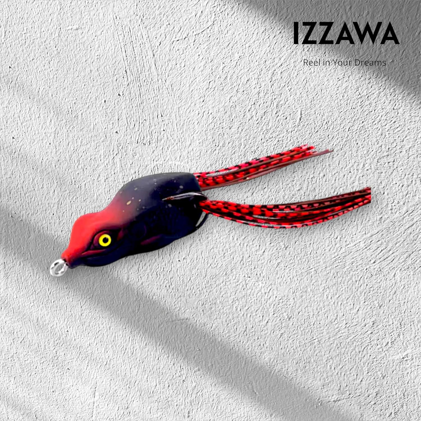 IZZAWA Frog Lure Red Eye 5cm 12g – Snakehead Murrel Bass Topwater