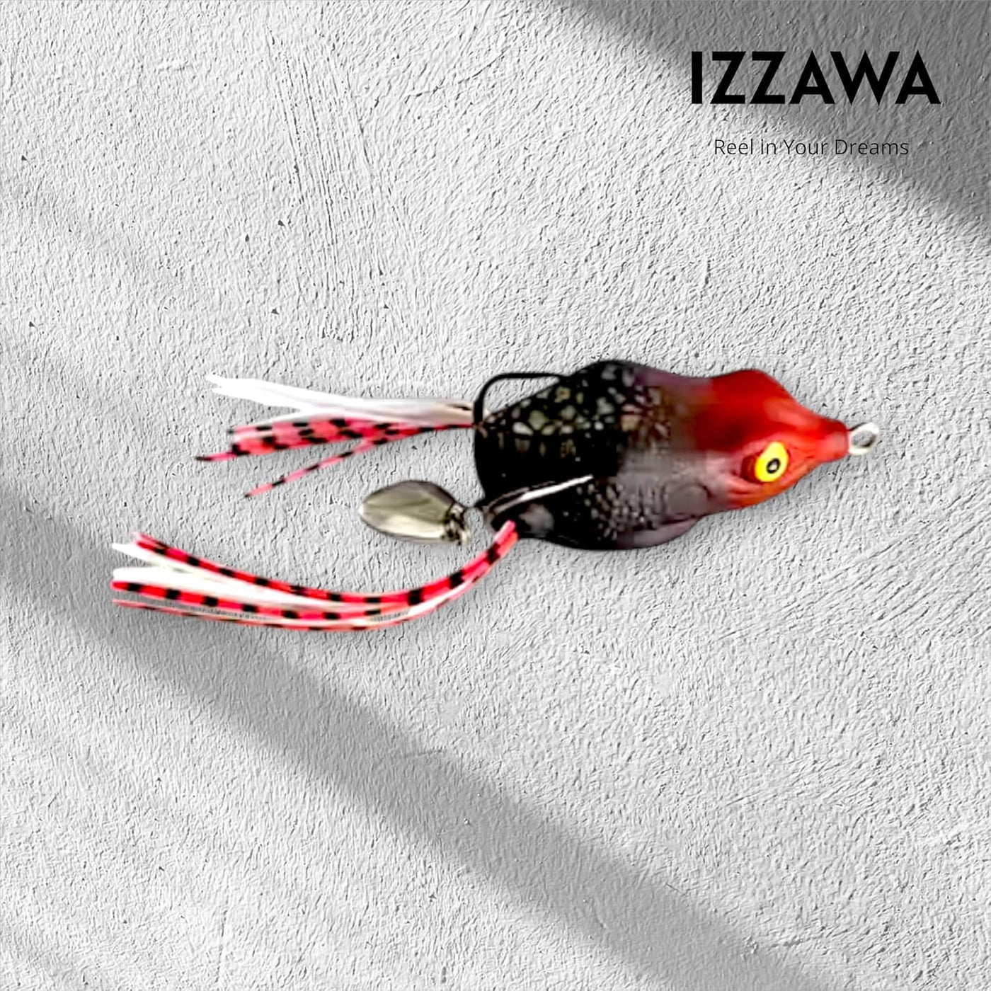 IZZAWA Frog Lure Red Eye 5cm 12g – Snakehead Murrel Bass Topwater