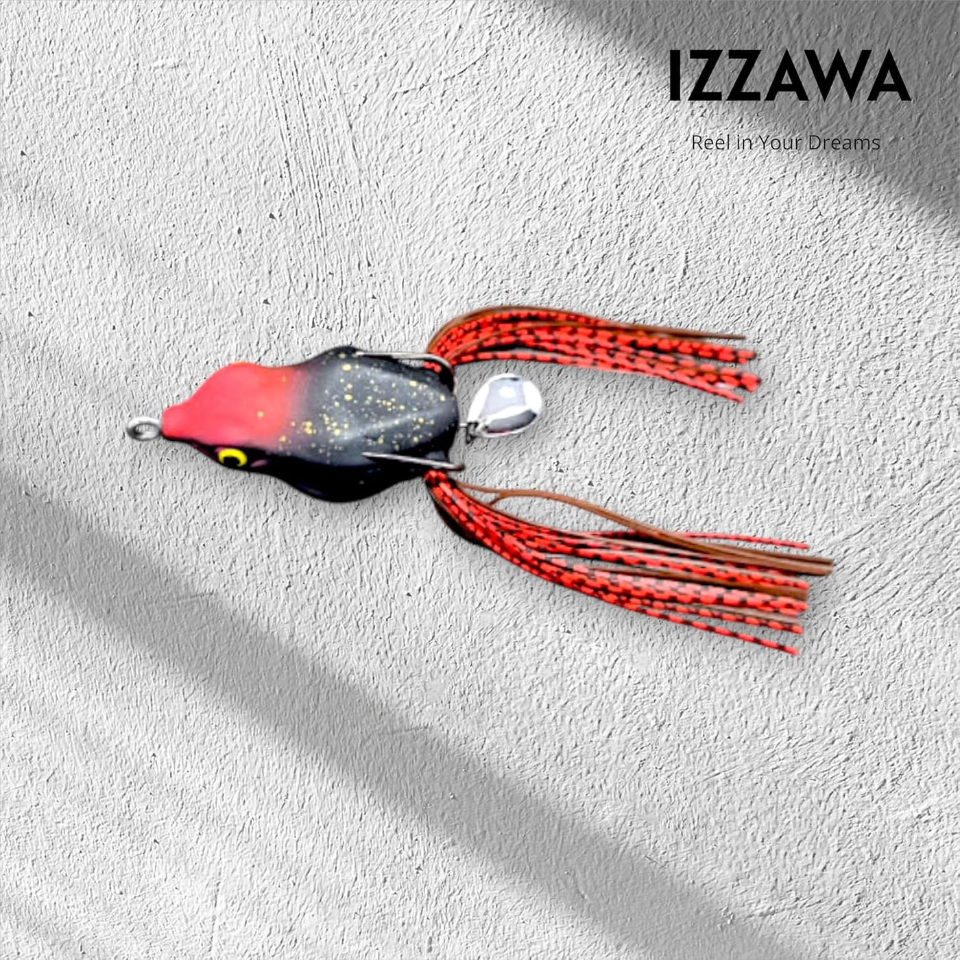 IZZAWA Frog Lure Red Eye 5cm 12g – Snakehead Murrel Bass Topwater