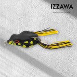 IZZAWA Frog Lure Black Yellow Dragon 5cm 12g – Snakehead Murrel