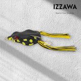 IZZAWA Frog Lure Black Yellow Dragon 5cm 12g – Snakehead Murrel