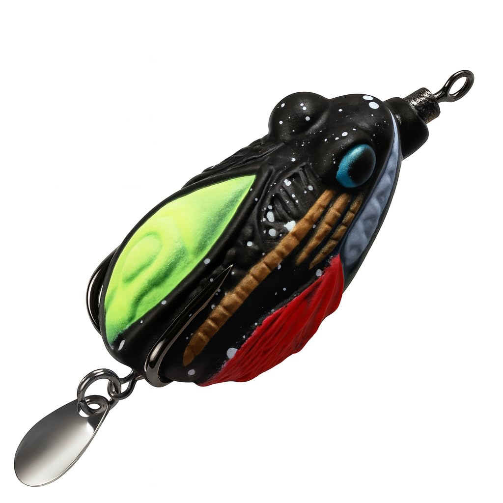 IZZAWA Thai Black Ratman Frog 3.5cm 4g – Snakehead Murrel Light Tackle