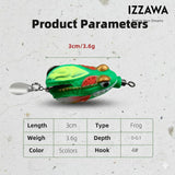 IZZAWA Thai Green Ratman Frog 3.5cm 4g – Snakehead Murrel Finesse