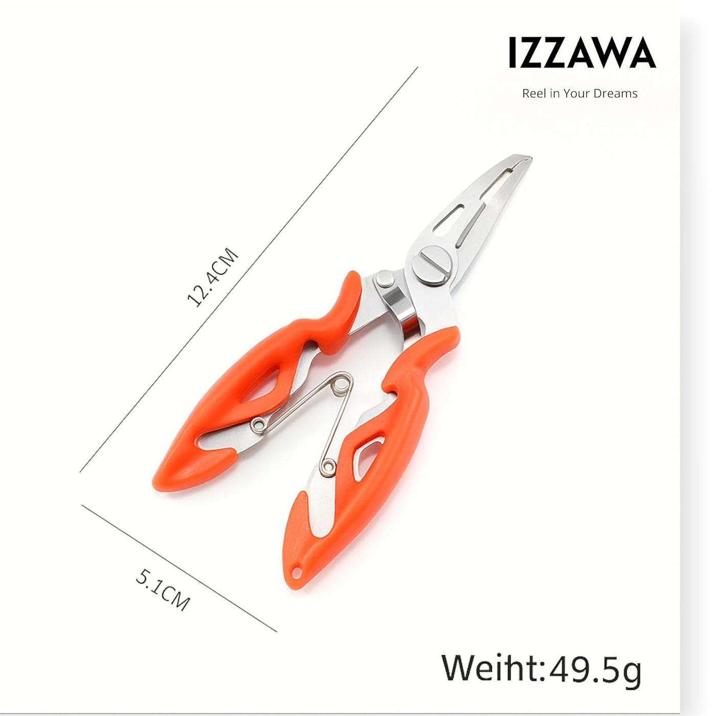 IZZAWA Fishing Pliers Multi-Tool – Braid Cutter Hook Remover India