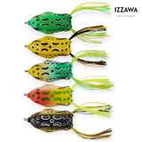 IZZAWA Frog Lure 5pc 6cm 12g – Snakehead Murrel Bass Topwater Set