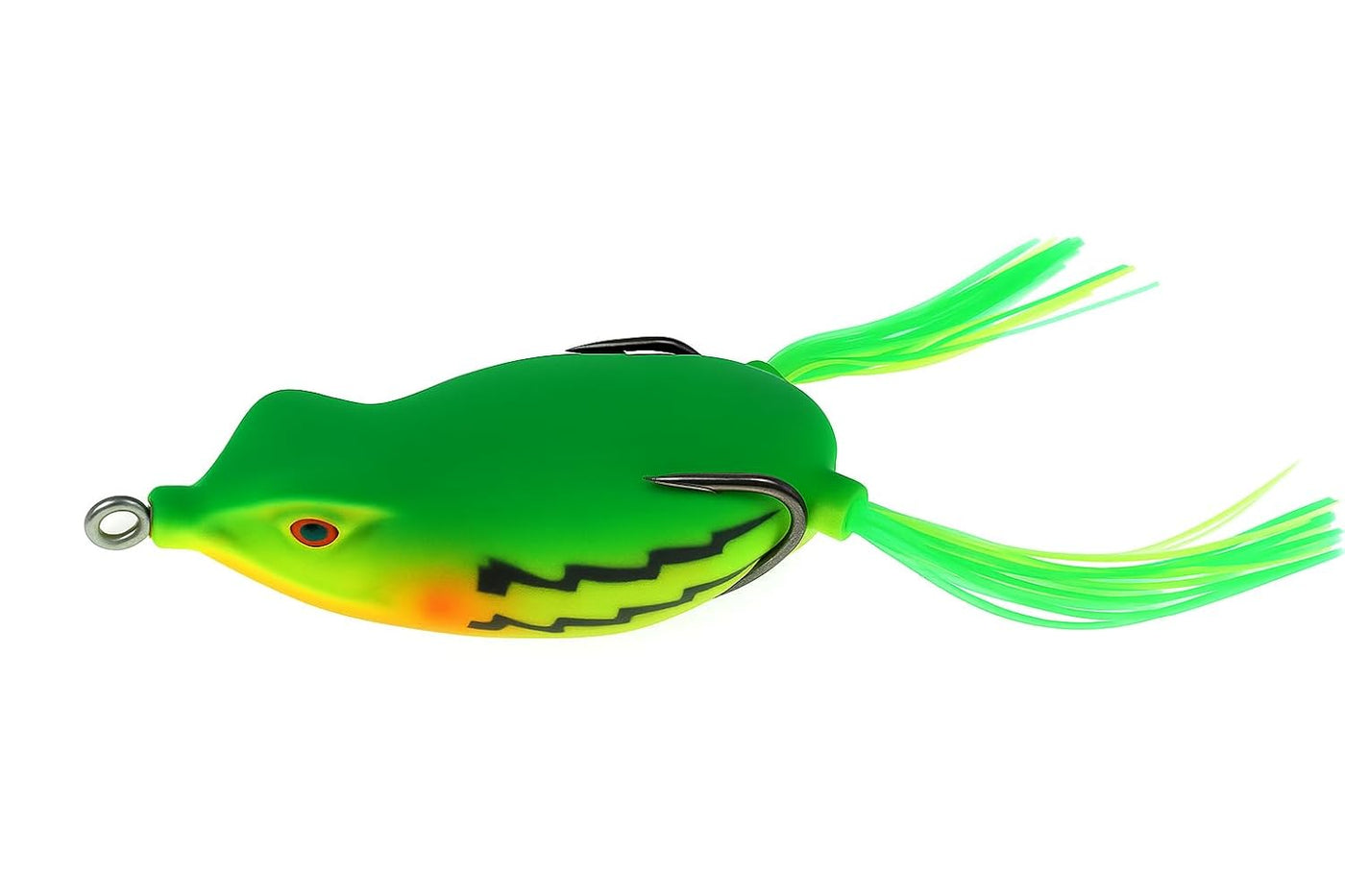 IZZAWA Frog Lure Green Zebra 5cm 12g – Snakehead Murrel Bass Topwater