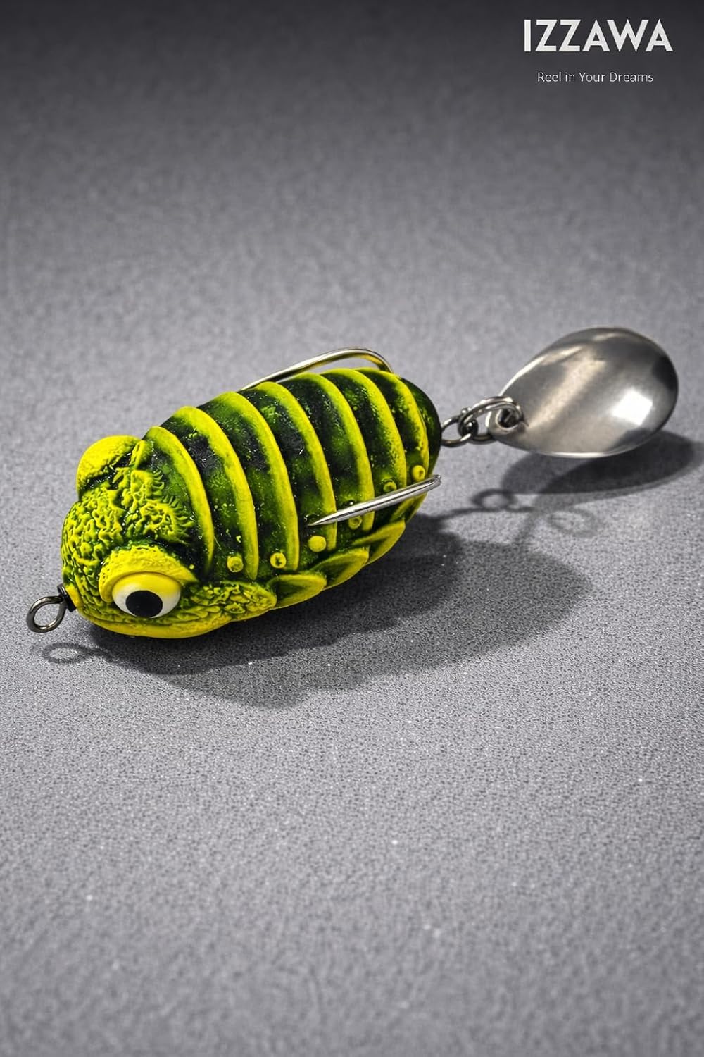 IZZAWA Handmade  3D Frog Worm Lure 3.2cm – Snakehead Murrel Floating Bait