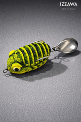 IZZAWA Handmade  3D Frog Worm Lure 3.2cm – Snakehead Murrel Floating Bait
