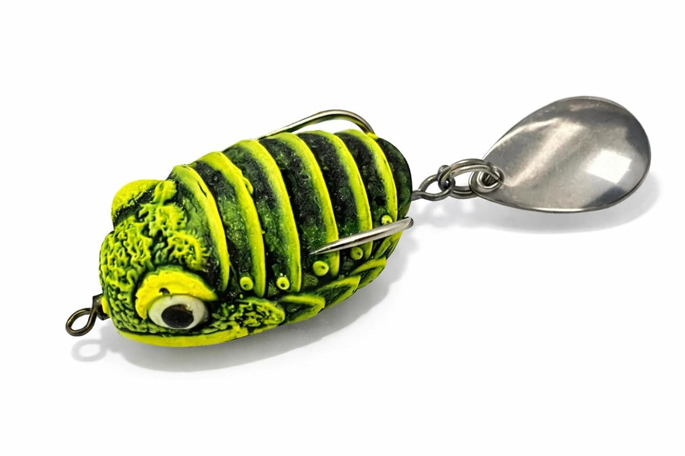 IZZAWA Handmade  3D Frog Worm Lure 3.2cm – Snakehead Murrel Floating Bait