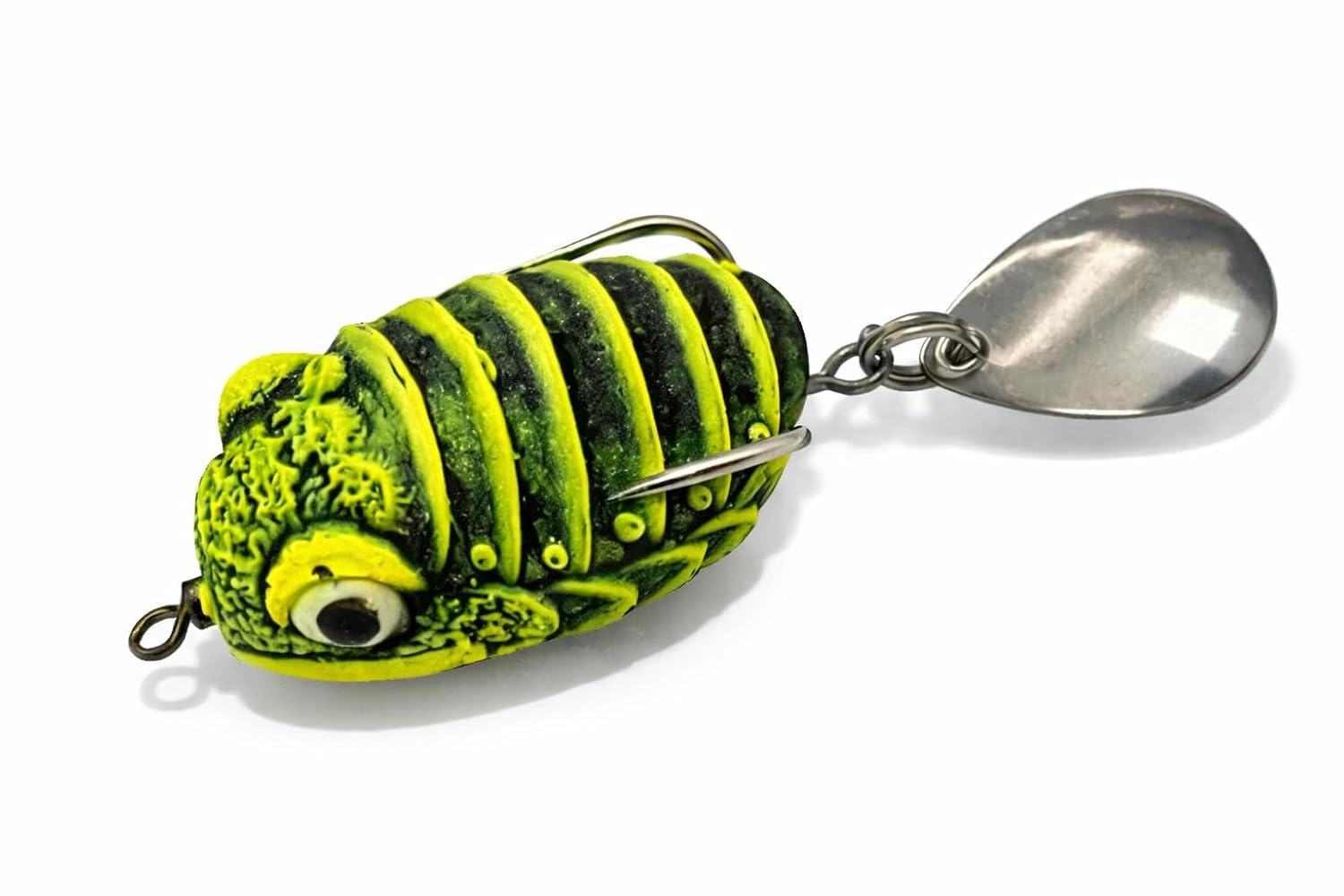 IZZAWA Handmade  3D Frog Worm Lure 3.2cm – Snakehead Murrel Floating Bait
