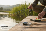 IZZAWA Handmade  3D Frog Lure 3.2cm White Black – Snakehead Murrel Floating