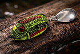 IZZAWA Handmade  3D Frog Lure 3.2cm Multicolour – Snakehead Murrel Floating